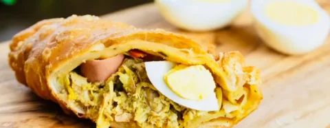 h.pate-kode Crispy Fried Haitian Pate Kòde